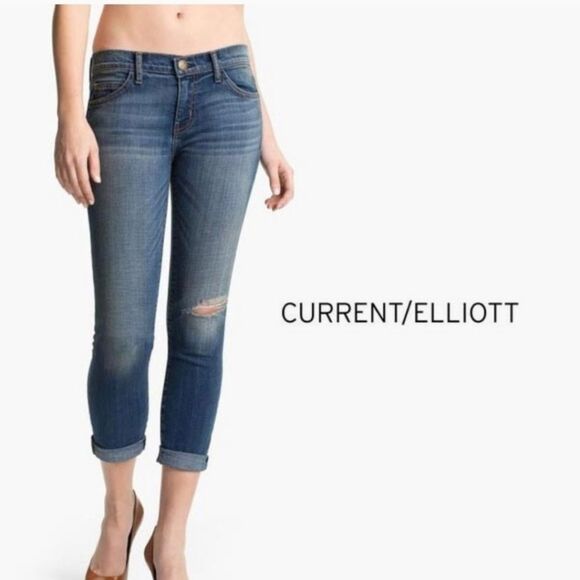 Current/Elliott Stilleto Juke Box destroy jeans 31 - Picture 1 of 9